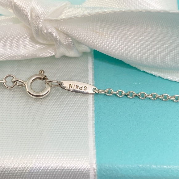 Tiffany & Co Peretti open heart necklace .925 6.8 grams 22mm 16” box MSRP $625 - Picture 10 of 10